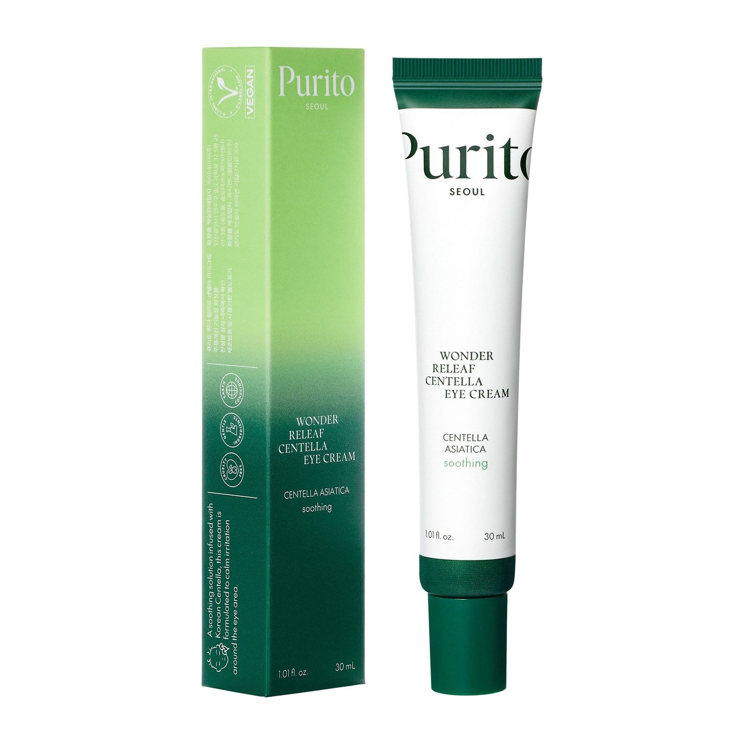 PURITO CENTELLA GREEN LEVEL paakių kremas, 30 ml