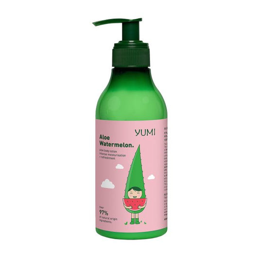 YUMI ALOE WATERMELEON ALOE kūno losjonas, 300 ml