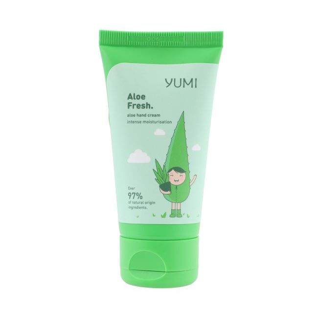 YUMI ALOE FRESH ALOE rankų kremas, 50 ml