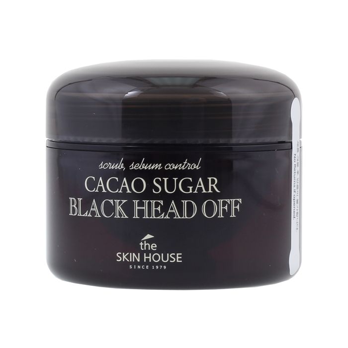 THE SKIN HOUSE CACAO SUGAR BLACK HEAD OFF veido šveitiklis, 50 g