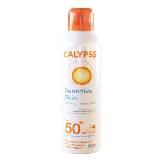 CALYPSO SPF50+ SENSITIVE apsauginis losjonas nuo saulės, 150 ml