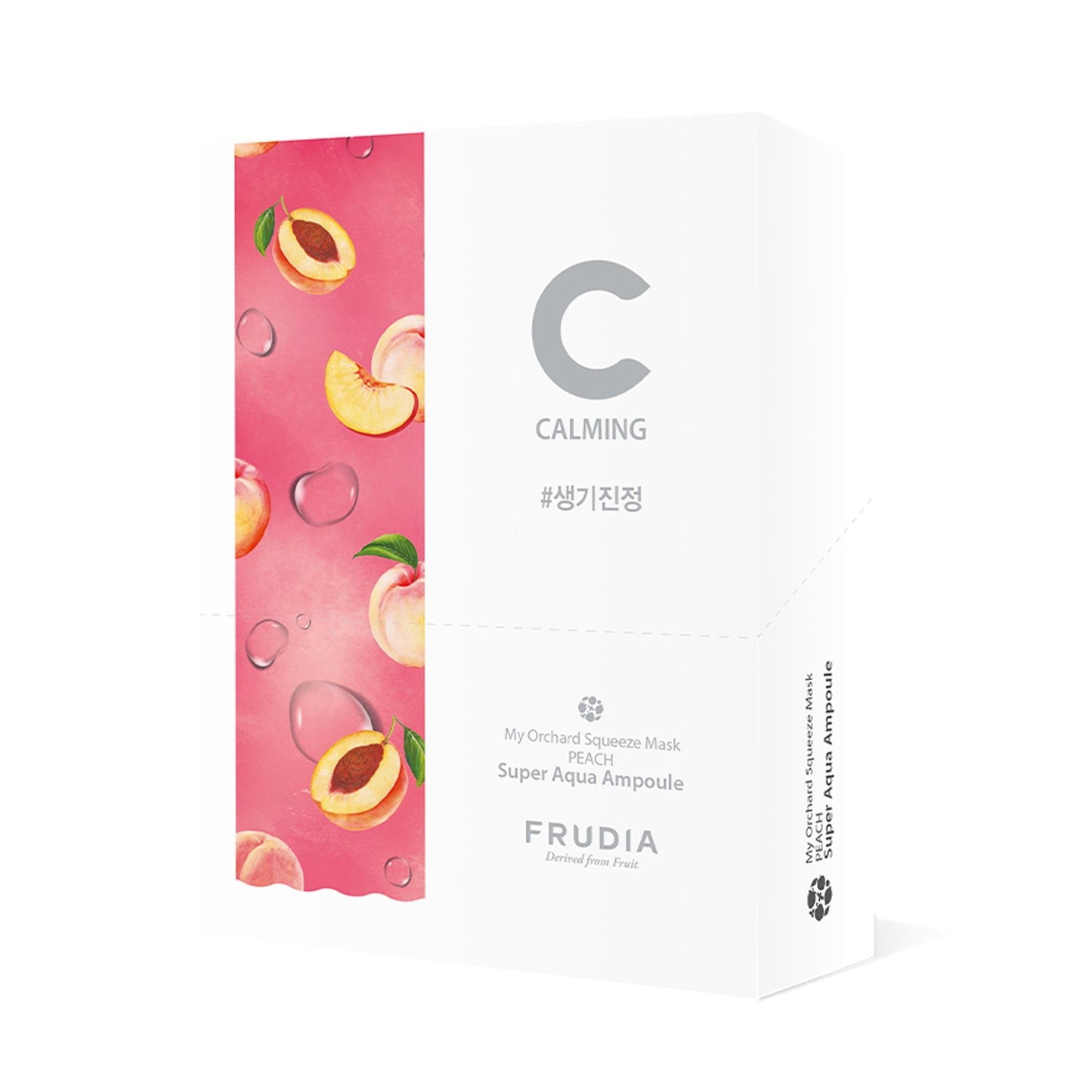 FRUDIA MY ORCHARD SQUEEZE PEACH veido kaukės, 10 x 20 ml