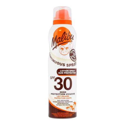 MALIBU CONTINUOUS SPF 30 apsauginis purškiamasis losjonas, 175 ml