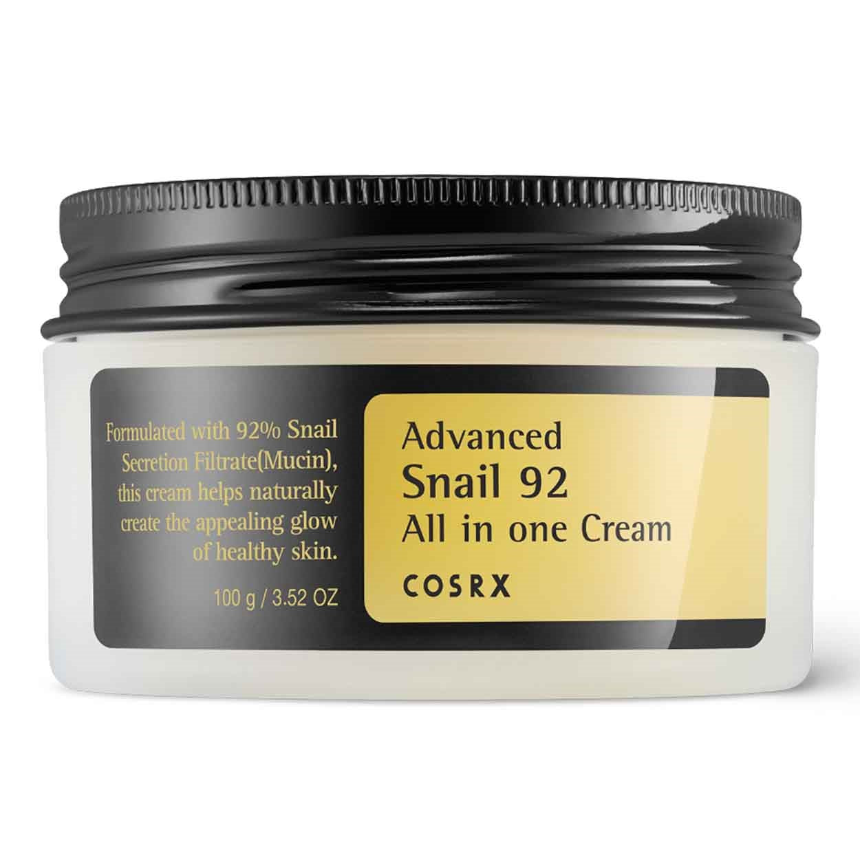 COSRX Advanced Snail 92 All in One Cream veido kremas, 100 g