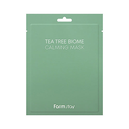 FARMSTAY TEA TREE BIOME CALMING veido kaukė, 25 ml