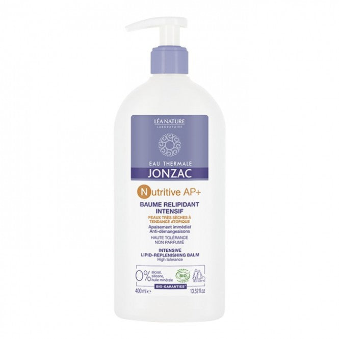 EAU THERMALE JONZAC NUTRITIVE AP+ INTENSIVE LIPID-REPLENISHING kūno balzamas, 400 ml