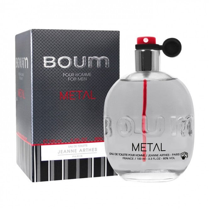 JEANNE ARTHES BOUM METAL tualetinis vyrų vanduo, 100 ml