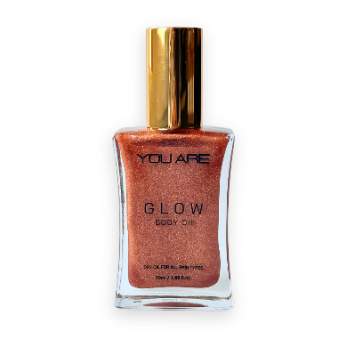 YOU ARE Glow Sausas kūno aliejus su žėručiu, 50 ml