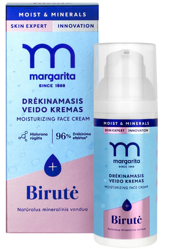 MARGARITA Drėkinamasis veido kremas 50 ml