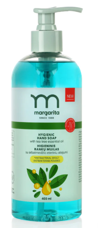 MARGARITA Higieninis antibakterinis rankų muilas 400ml