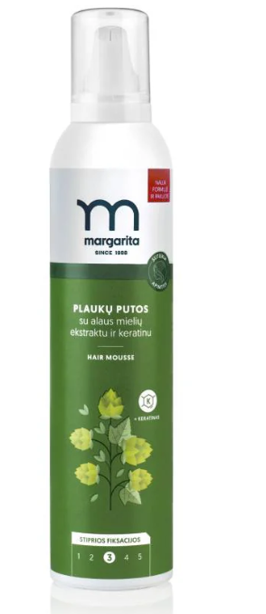 MARGARITA Stiprios fiksacijos plaukų putos 250ml