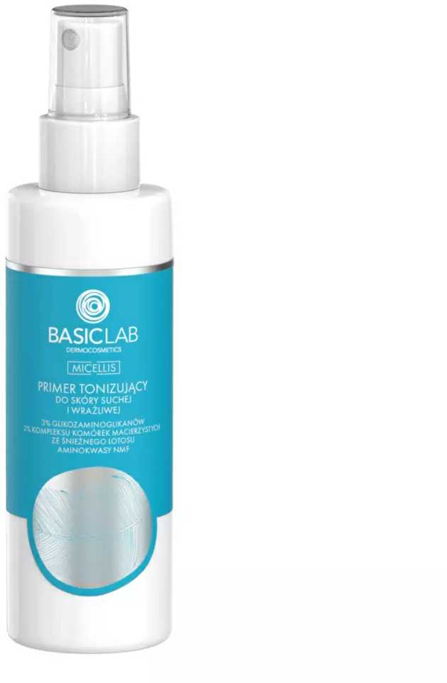 Basiclab Micellis primer tonizuojantis sausai ir jautriai odai 150ml