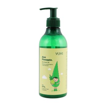 YUMI ALOE PINEAPPLE ALOE dušo želė, 400 ml