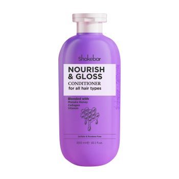 SHAKEBAR NOURISH & GLOSS plaukų kondicionierius, 300 ml