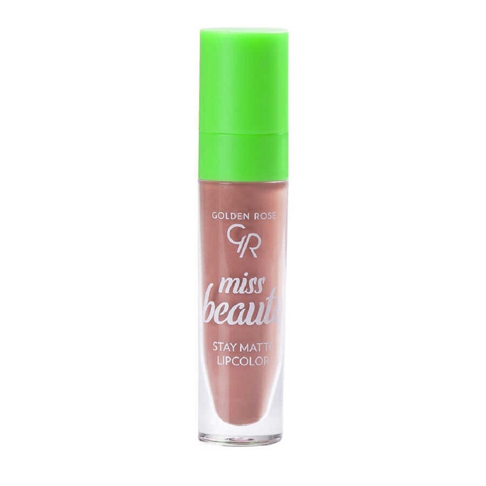 Golden Rose | Miss Beauty Stay Matte | Matiniai lūpų dažai 5.5ml Nr. 02