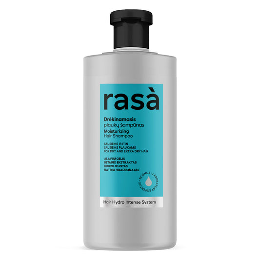 RASA HAIR HYDRO INTENSE SYSTEM Drėkinamasis plaukų šampūnas 500ml