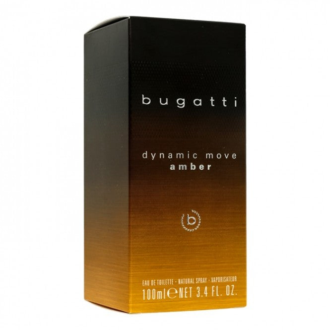 BUGATTI DYNAMIC MOVE AMBER tualetinis vanduo, 100 ml