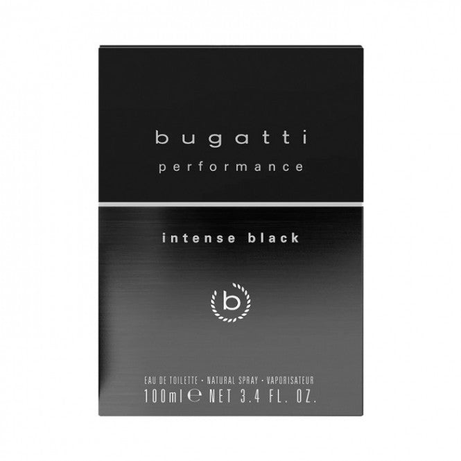 BUGATTI PERFORMANCE INTENSE BLACK tualetinis vanduo, 100 ml